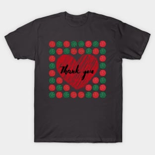 Thank you with Christmas T-Shirt